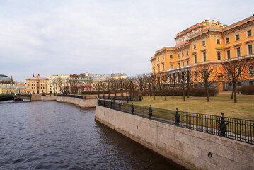 Beautiful historical buildings, urban architecture.
