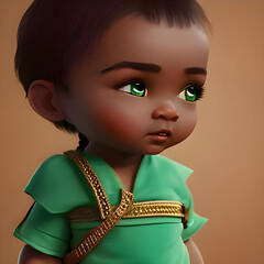 portrait of a child - artificial intelligence