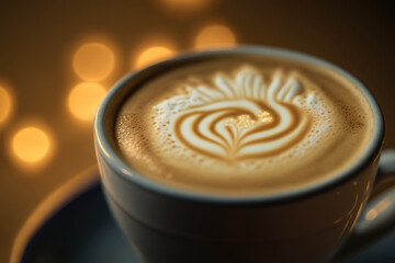 Coffee cup. Illustration AI Generative