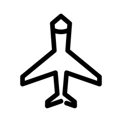 airplane icon or logo isolated sign symbol vector illustration - high quality black style vector icons
