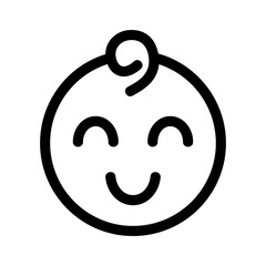 baby boy icon or logo isolated sign symbol vector illustration - high quality black style vector icons
