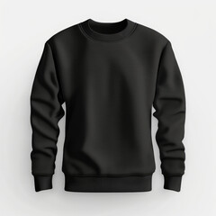 Black sweatshirt. Illustration AI Generative