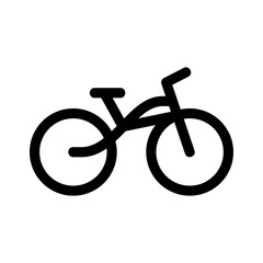 bike icon or logo isolated sign symbol vector illustration - high quality black style vector icons
