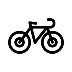 bike icon or logo isolated sign symbol vector illustration - high quality black style vector icons
