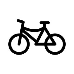 bike icon or logo isolated sign symbol vector illustration - high quality black style vector icons

