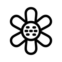 Obraz premium daisy icon or logo isolated sign symbol vector illustration - high quality black style vector icons 