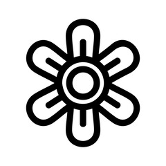 Obraz premium daisy icon or logo isolated sign symbol vector illustration - high quality black style vector icons 
