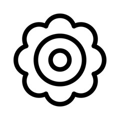 daisy icon or logo isolated sign symbol vector illustration - high quality black style vector icons
