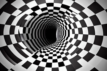 Op art background, Generative AI