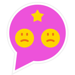 Bad Review Sticker Icon