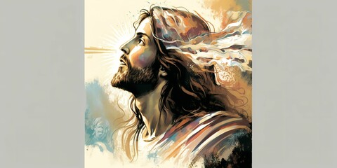 god religious spiritual illustration gospel grace blessed background faith art prayer christianity digital artwork easter
jesus christ god holy saint saviour disciple christian generative ai art
