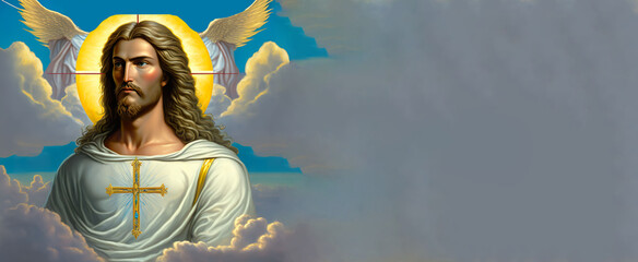 god religious spiritual illustration gospel grace blessed background faith art prayer christianity digital artwork easter
jesus christ god holy saint saviour disciple christian generative ai art
