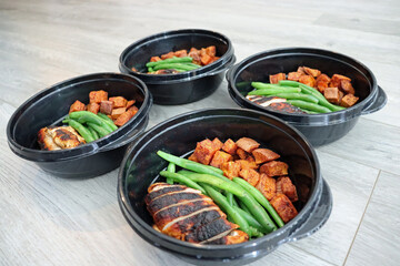 Bodybuilding Meal Prep: Chicken Sweet Potatoes & Green Beans