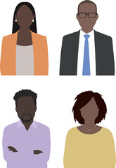 人物シルエット⑬