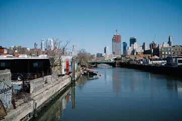 Boat Sinking in Canal