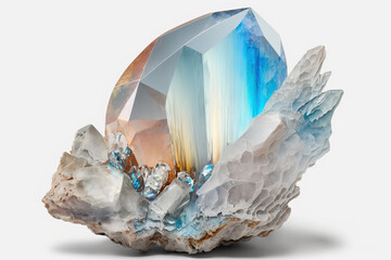 Mineral Moonstone: Properties and Applications - obrazy, fototapety, plakaty
