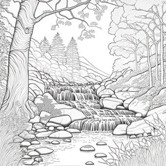 Naklejka premium Coloring pages