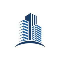 Obraz premium building logo icon design vector
