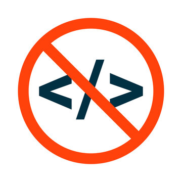 Low coding developing application background vector design icon. Low code banner digital concept sign.