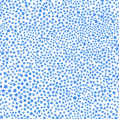 Fototapeta premium Cute seamless floral pattern. Tiny daisies on a white background. Vector illustration.