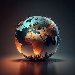 earth globe, world, 