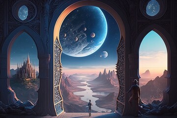 A Celestial Vision of Utopia Generative AI