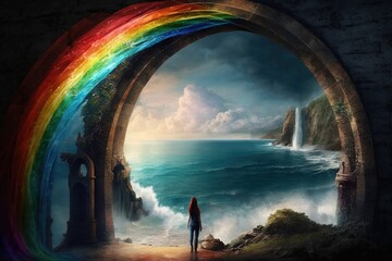 A Visit to the Land of Rainbows and Dreams Generative AI