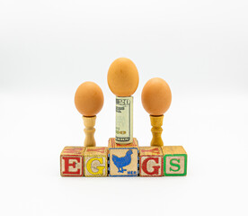 Eggs, money and eggs