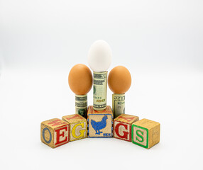 Eggs, money and eggs