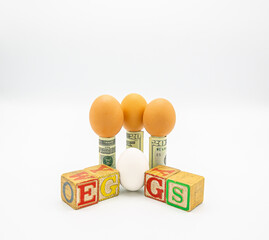 Eggs, money and eggs