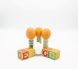 Eggs, money and eggs