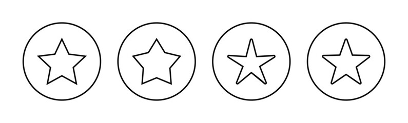Star Icon vector for web and mobile app. rating sign and symbol. favourite star icon