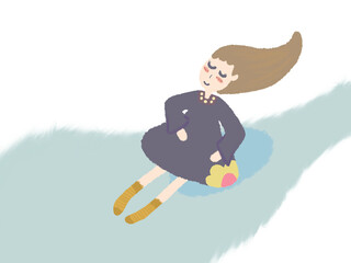 A girl is good and chill