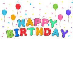 誕生日　デザイン文字　背景