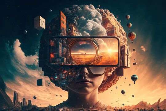 Living in a virtual world - Generative AI - Powered by Adobe