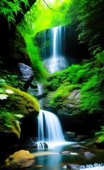 waterfall in the forest