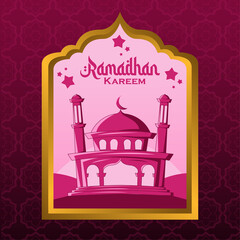 Ramadhan ornament background  and pattern