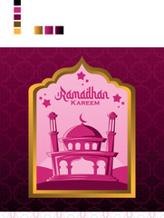 Ramadhan ornament background  and pattern