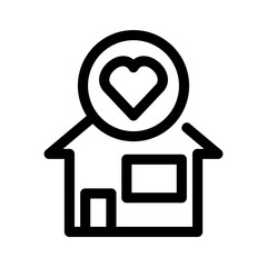 home icon or logo isolated sign symbol vector illustration - high quality black style vector icons
