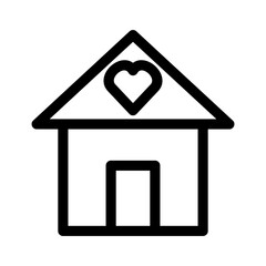 home icon or logo isolated sign symbol vector illustration - high quality black style vector icons
