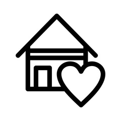 home icon or logo isolated sign symbol vector illustration - high quality black style vector icons
