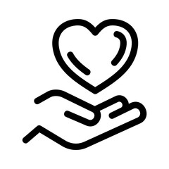 love gesture icon or logo isolated sign symbol vector illustration - high quality black style vector icons
