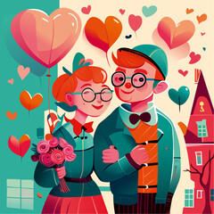 Exploring the City and Each Other's Hearts on Valentine's Day