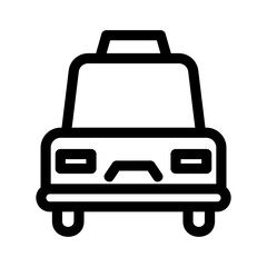 taxi icon or logo isolated sign symbol vector illustration - high quality black style vector icons
