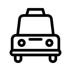 taxi icon or logo isolated sign symbol vector illustration - high quality black style vector icons
