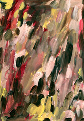 Brown- beige red acrylic oil painting texture