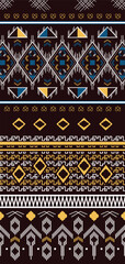 Vintage abstract pattern batik style background