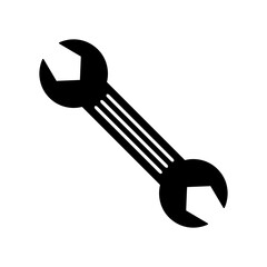 Wrench Icon Vector Design Template trendy style illustration on white background 