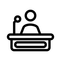 business speech icon or logo isolated sign symbol vector illustration - high quality black style vector icons
