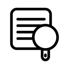 search document icon or logo isolated sign symbol vector illustration - high quality black style vector icons
